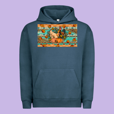 Fall Coop Animals Pumpkin Urban Hoodie Designed By Artiststas