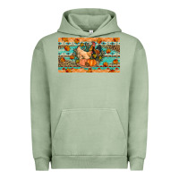 Pigment Oil Green Fall coop animals pumpkin Urban Hoodie - Artiststas
