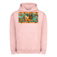 Pigment Salmon Fall coop animals pumpkin Urban Hoodie - Artiststas