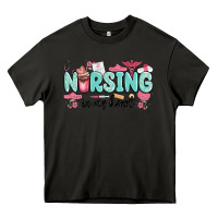 Asphalt nursing in my heart Heavy Core Tee - MaliasSmallBusiness
