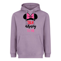 Lavender Minnie Mouse Heavyweight Hoodie - CowhideDigitalArt