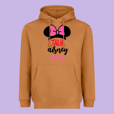 Minnie Mouse Heavyweight Hoodie Designed By Cowhidedigitalart