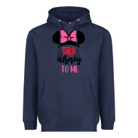 Navy Minnie Mouse Heavyweight Hoodie - CowhideDigitalArt