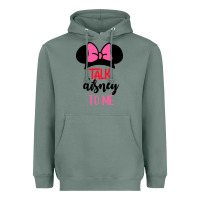 Sage Minnie Mouse Heavyweight Hoodie - CowhideDigitalArt