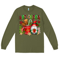 Army Green hot cocoa Long Sleeve Tee - texasbilliewilder
