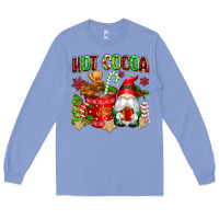 Colony Blue hot cocoa Long Sleeve Tee - texasbilliewilder