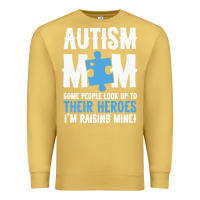 Antique Gold lil autism mom Premium Sweatshirt - CowhideDigitalArt