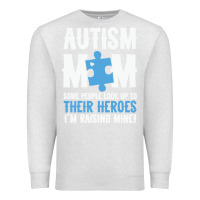Oatmeal Heather lil autism mom Premium Sweatshirt - CowhideDigitalArt