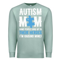 Seafoam lil autism mom Premium Sweatshirt - CowhideDigitalArt