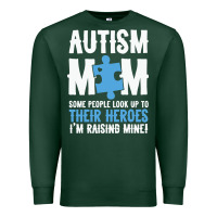 Sports Green lil autism mom Premium Sweatshirt - CowhideDigitalArt
