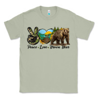 Matcha Peace Love Brown Bear Classic Tee - LillyAllenDesigns