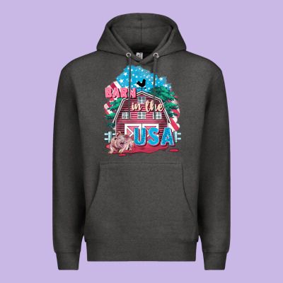Barn In The Usa Premium Hoodie Designed By Fadigitalartstudio