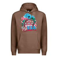 Chestnut Barn in the USA Premium Hoodie - FaDigitalArtStudio