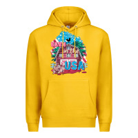 Lemon Barn in the USA Premium Hoodie - FaDigitalArtStudio