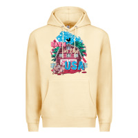 Pina Colada Barn in the USA Premium Hoodie - FaDigitalArtStudio