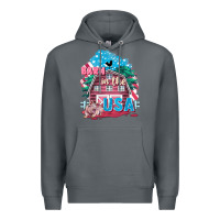 Rock Barn in the USA Premium Hoodie - FaDigitalArtStudio