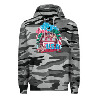 Slate Camo Barn in the USA Premium Hoodie - FaDigitalArtStudio