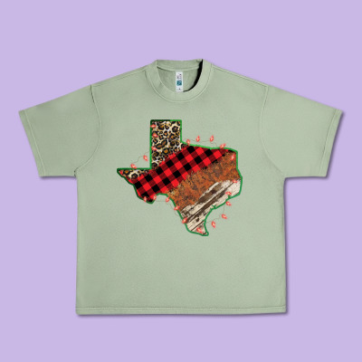 Christmas Texas Urban Heavy Tee Designed By Bettercallsaul
