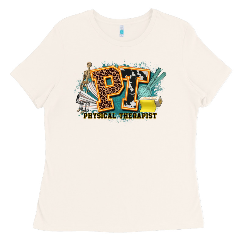Pt Physical Therapist Western Ladies Tee by NancyCooperArtShop | Teevron