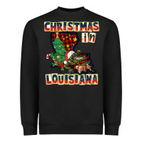 Black christmas in louisiana Heavyweight Sweatshirt - CowGirlArtShop