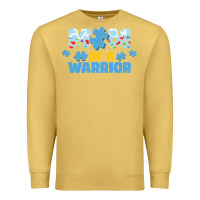 Antique Gold LIL Autism Mom Premium Sweatshirt - CowhideDigitalArt