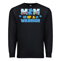 Black LIL Autism Mom Premium Sweatshirt - CowhideDigitalArt