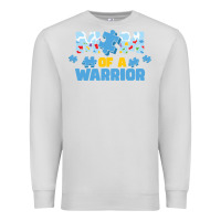 Dove Grey LIL Autism Mom Premium Sweatshirt - CowhideDigitalArt