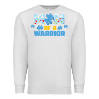 Oatmeal Heather LIL Autism Mom Premium Sweatshirt - CowhideDigitalArt