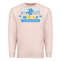 Pale Pink LIL Autism Mom Premium Sweatshirt - CowhideDigitalArt