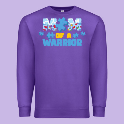 Lil Autism Mom Premium Sweatshirt Designed By Cowhidedigitalart