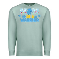 Seafoam LIL Autism Mom Premium Sweatshirt - CowhideDigitalArt