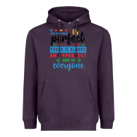 Plum Not everyone is perfect. There is always an imperf Heavyweight Hoodie - CowhideDigitalArt