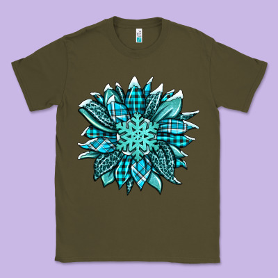 Winter Sunflower Classic Tee Designed By Jasminsmagicworld