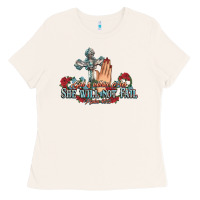 Bone she will not fail psalm christian cross pray Ladies Tee - NancyCooperArtShop