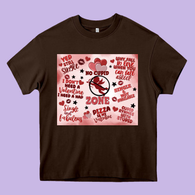 Funny Valentine's Day Heavy Core Tee Designed By Maliassmallbusiness