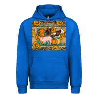 Cobalt Fall Coop Animals Urban Hoodie - Artiststas