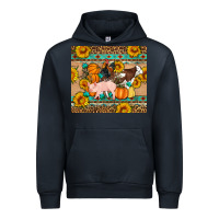Navy Fall Coop Animals Urban Hoodie - Artiststas