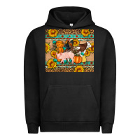 Pigment Black Fall Coop Animals Urban Hoodie - Artiststas