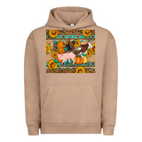 Pigment Burro Fall Coop Animals Urban Hoodie - Artiststas