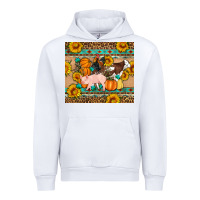 White Fall Coop Animals Urban Hoodie - Artiststas