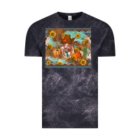 Cloud Black Fall heifer cow Vintage Tee - RanaPortraitStore