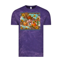 Cloud Purple Fall heifer cow Vintage Tee - RanaPortraitStore