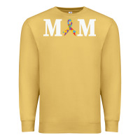 Antique Gold LIL Autism Mom Premium Sweatshirt - CowhideDigitalArt