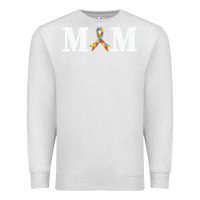Oatmeal Heather LIL Autism Mom Premium Sweatshirt - CowhideDigitalArt