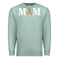 Seafoam LIL Autism Mom Premium Sweatshirt - CowhideDigitalArt