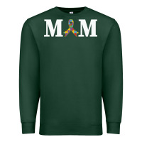Sports Green LIL Autism Mom Premium Sweatshirt - CowhideDigitalArt