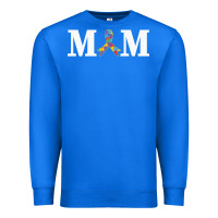 True Royal LIL Autism Mom Premium Sweatshirt - CowhideDigitalArt