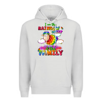 Dove Grey I am the rainbow sheep of the family Premium Hoodie - FaDigitalArtStudio