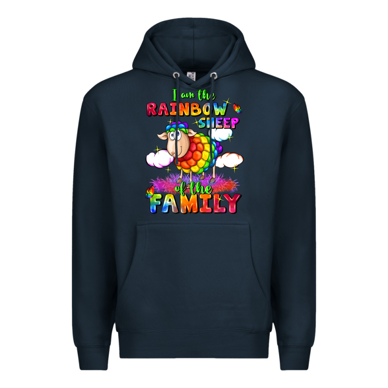 I Am The Rainbow Sheep Of The Family Premium Hoodie by FaDigitalArtStudio | Teevron