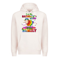 Pale Pink I am the rainbow sheep of the family Premium Hoodie - FaDigitalArtStudio